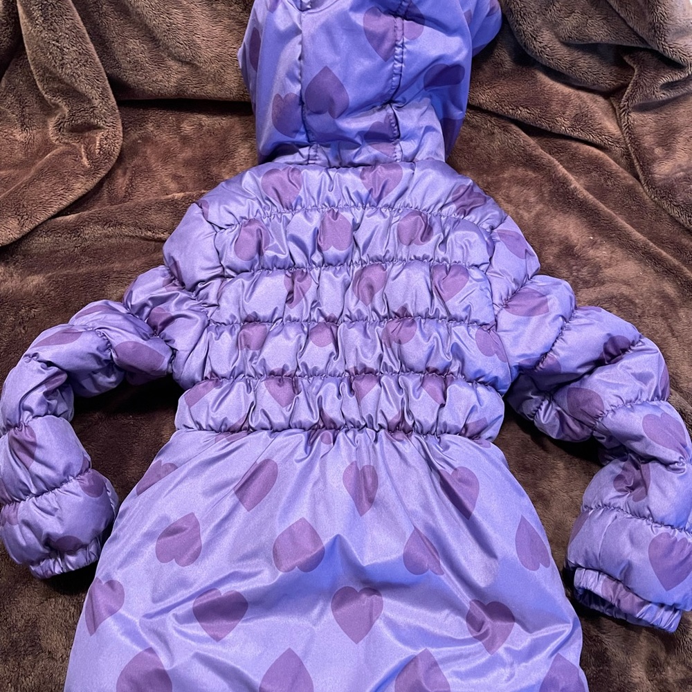 Purple puffy jacket